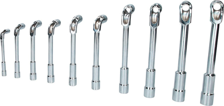 BRILLIANT TOOLS BT015100 Doppel-Steckschlüssel-Satz, 10-tlg [Powered by KS TOOLS] 10-tlg. Satz, 10-t