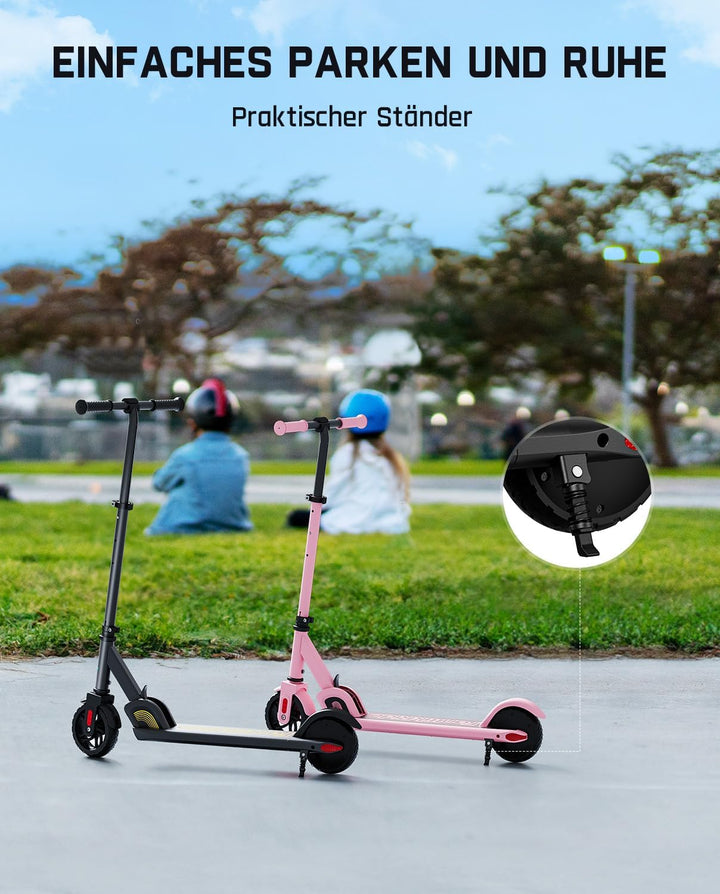 FanttikRide C9 E Scooter Kinder ab 120-160CM, Faltbar E Roller für Kinder bis 60Kg,10/16 kmph, 8 km