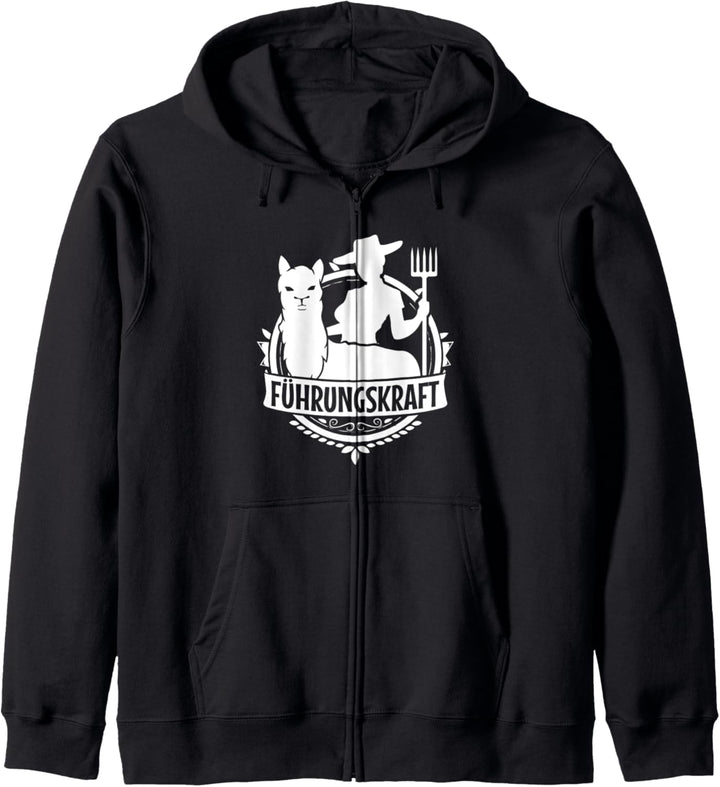 Führungskraft Alpaka Geschenk Kapuzenjacke