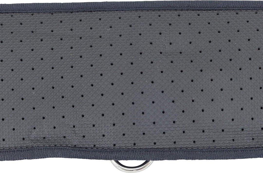 Thor Equine Western Sattelgurt atmungsaktiv aus Soft Neopren mit Edelstahl Schnallen Schwarz Schwarz