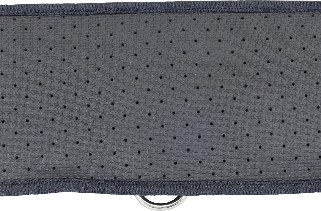 Thor Equine Western Sattelgurt atmungsaktiv aus Soft Neopren mit Edelstahl Schnallen Schwarz Schwarz