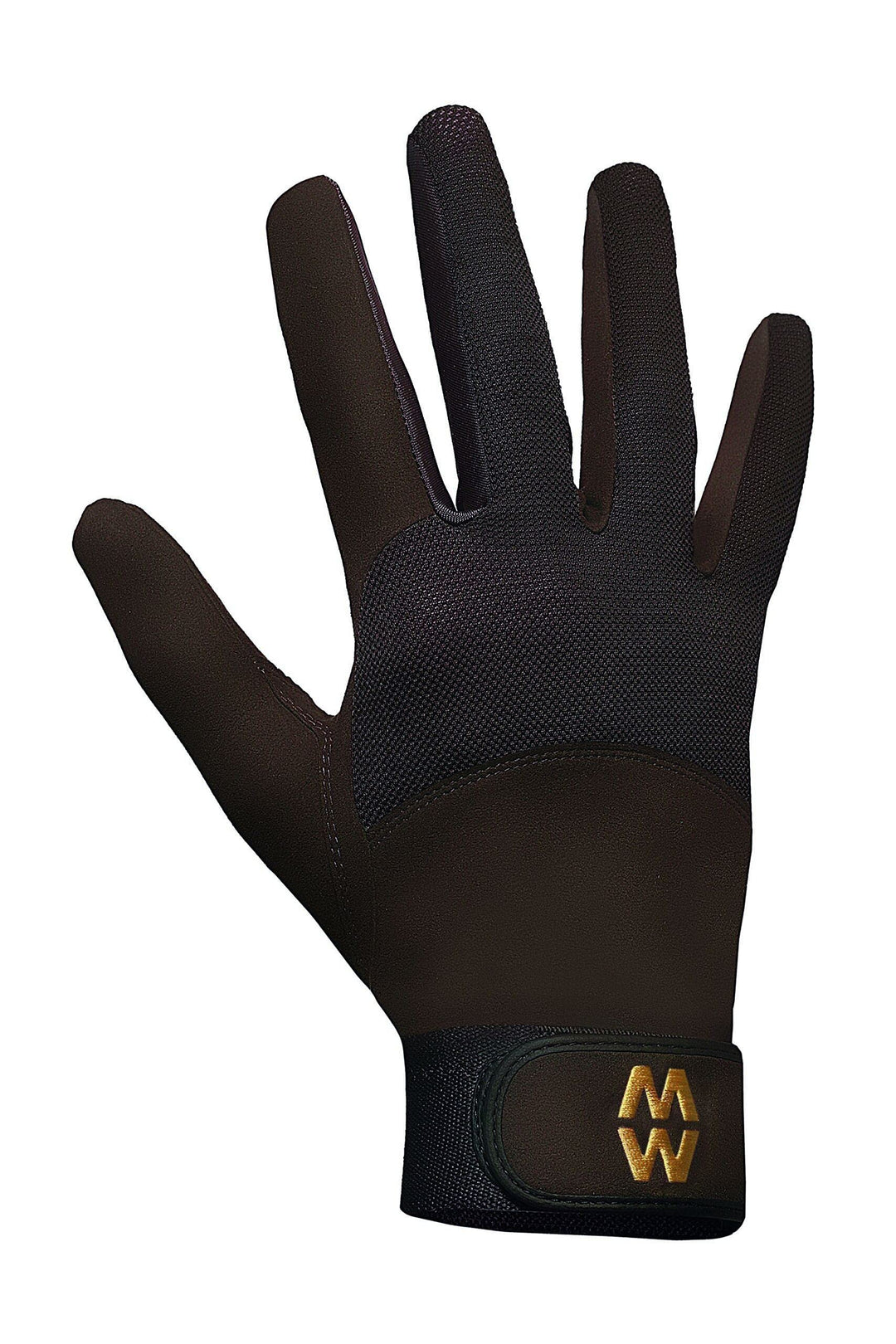 MacWet Unisex Mesh Reithandschuhe, langes Bündchen 40 Braun, 40 Braun