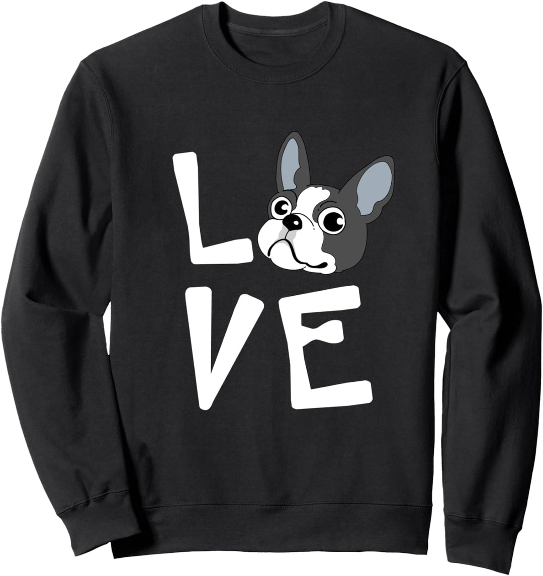 Awesome Love Boston Terrier Geschenk Liebe Boston Terrier Sweatshirt