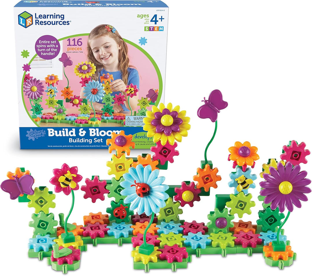 Learning Resources Gears! Gears! Gears!® Blumengarten bauen und erblühen lassen, Blumengarten