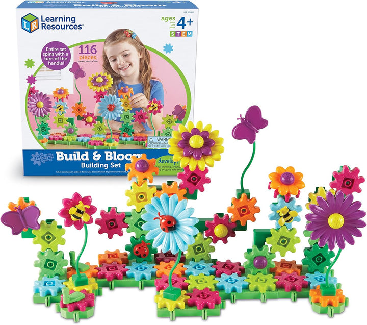 Learning Resources Gears! Gears! Gears!® Blumengarten bauen und erblühen lassen, Blumengarten
