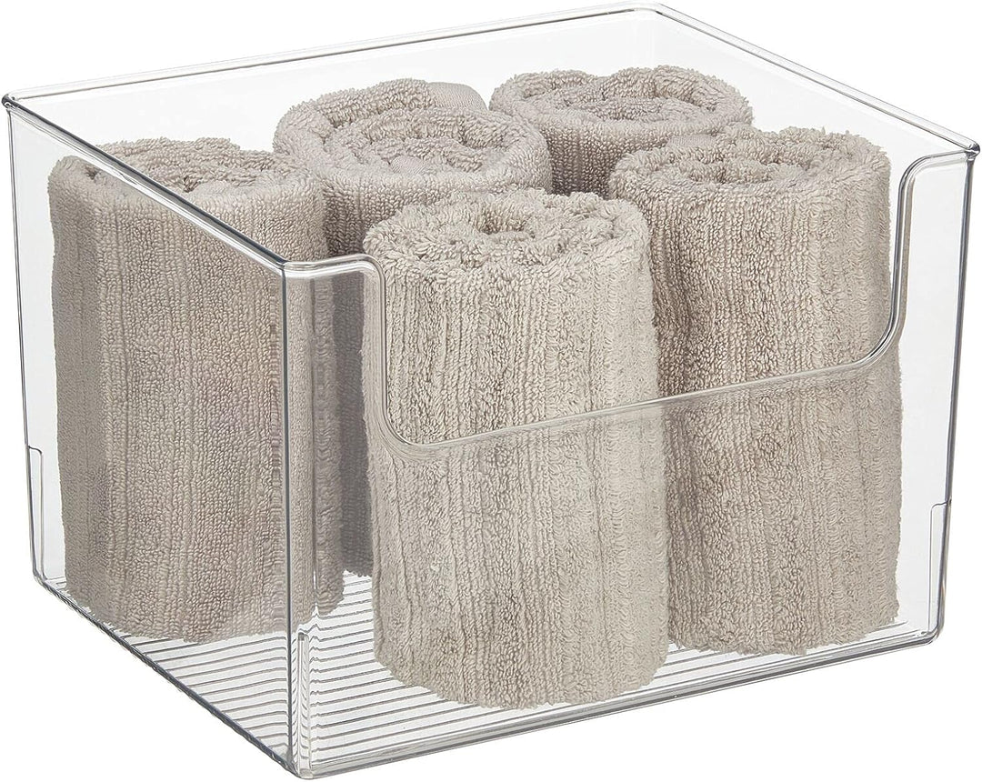 mDesign Aufbewahrungsbox für das Badezimmer – Bad Organizer aus Kunststoff – praktische Badablage fü