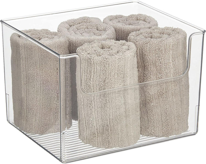 mDesign Aufbewahrungsbox für das Badezimmer – Bad Organizer aus Kunststoff – praktische Badablage fü