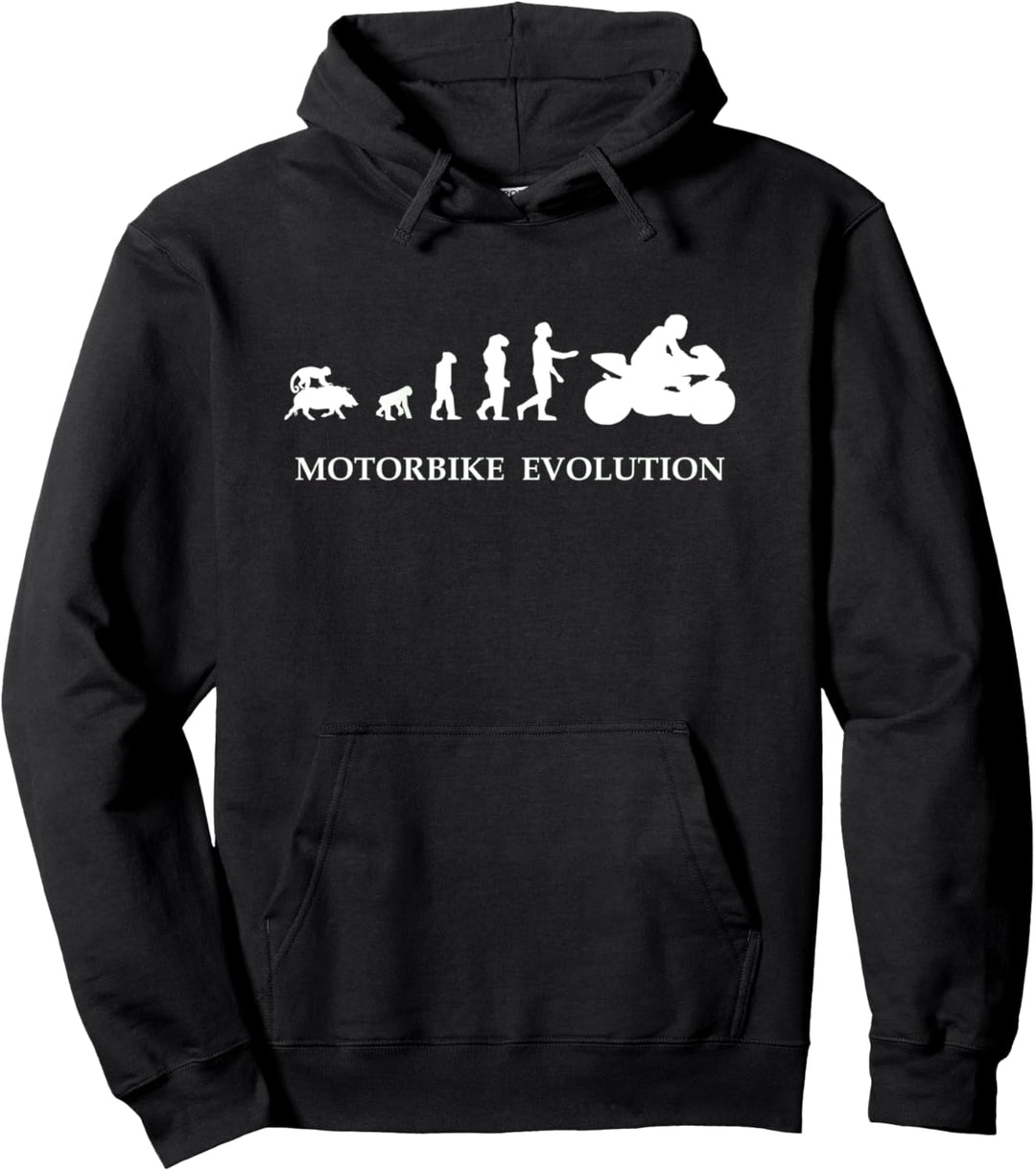 EVOLUTION MOTORBIKE Motorrad Funny Biker Pullover Hoodie