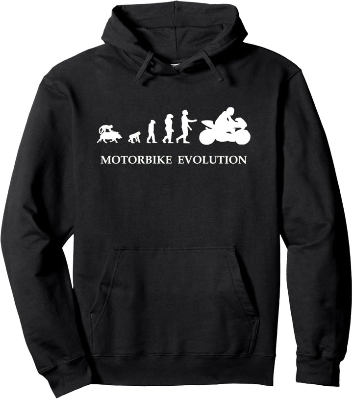 EVOLUTION MOTORBIKE Motorrad Funny Biker Pullover Hoodie