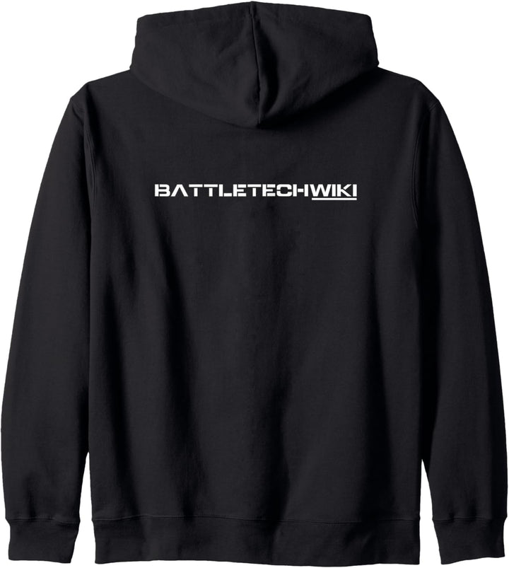 Sarna.net / BattleTech Wiki (weiss) Kapuzenjacke