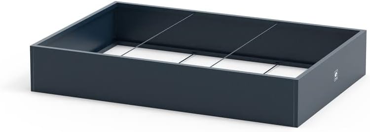 herstera Garden Metall Pflanzkübel Cube | Anthrazit | 150x100x25 cm Mehrfarbig 100 x 150 x 25 cm, Me
