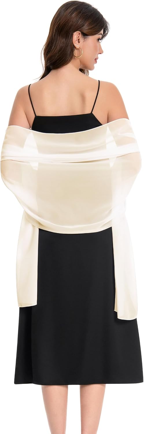 Baoqiya Damen Teil des Produkts Blass Champagner Length(79") * Width(29"), Blass Champagner Length(7