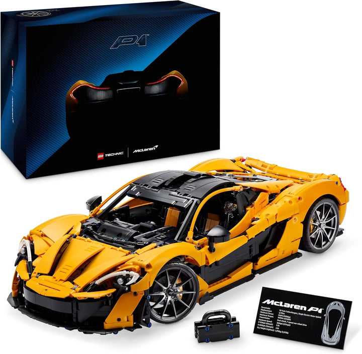 LEGO Technic McLaren P1, Set mit Supersportwagen für Erwachsene, Geschenk für Autofans, massstabsget