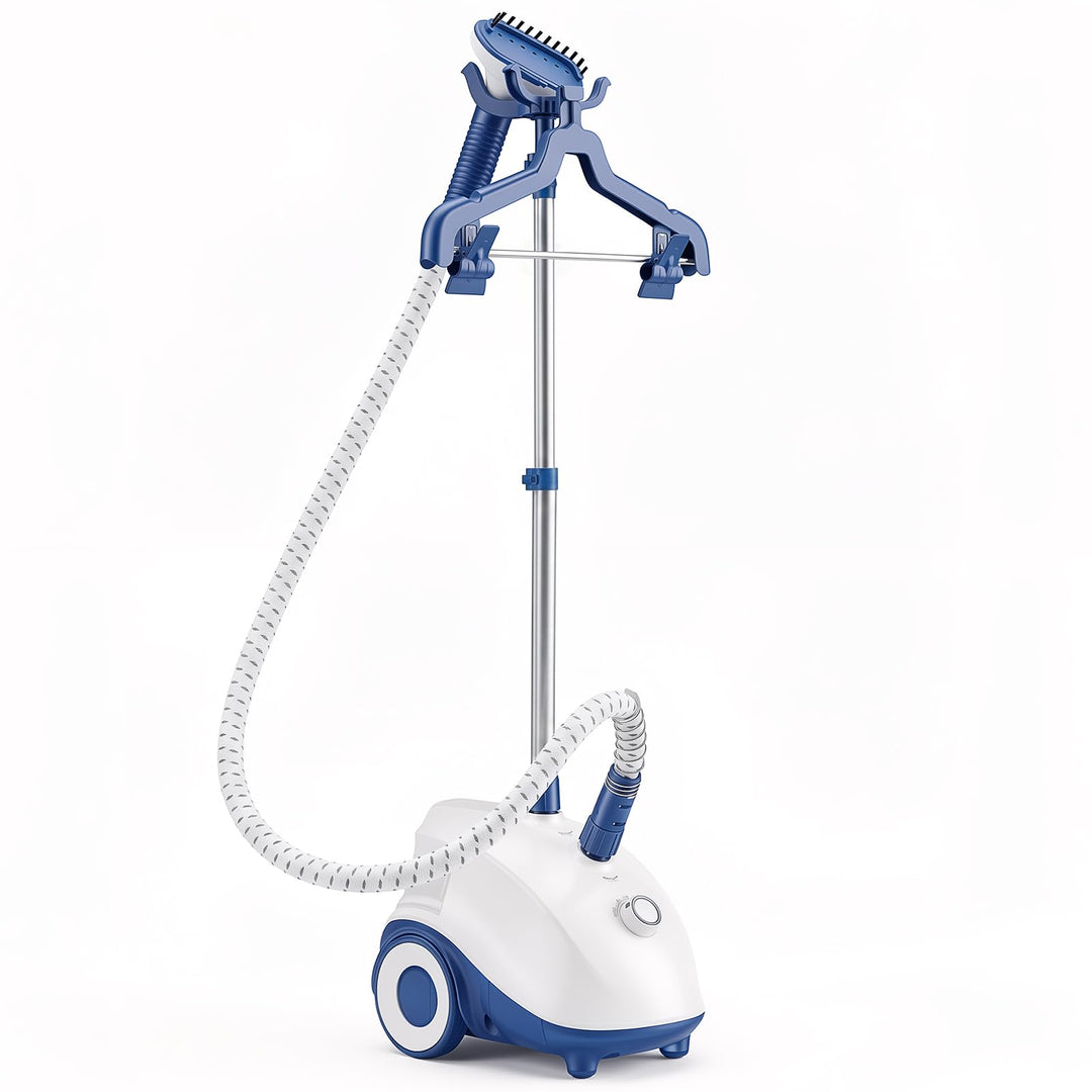 Sweetcrispy Kleiderdampfer 1500 W, leistungsstarker Steamer, vertikaler Dampfbügler mit Rollen, 1,7