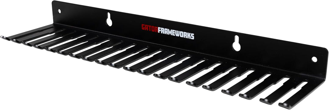 Gator Frameworks Kabelhalter für die Wandmontage mit 19 Kabelhaltern, Abstand 5 bis 9 mm (GFW-CABLEH
