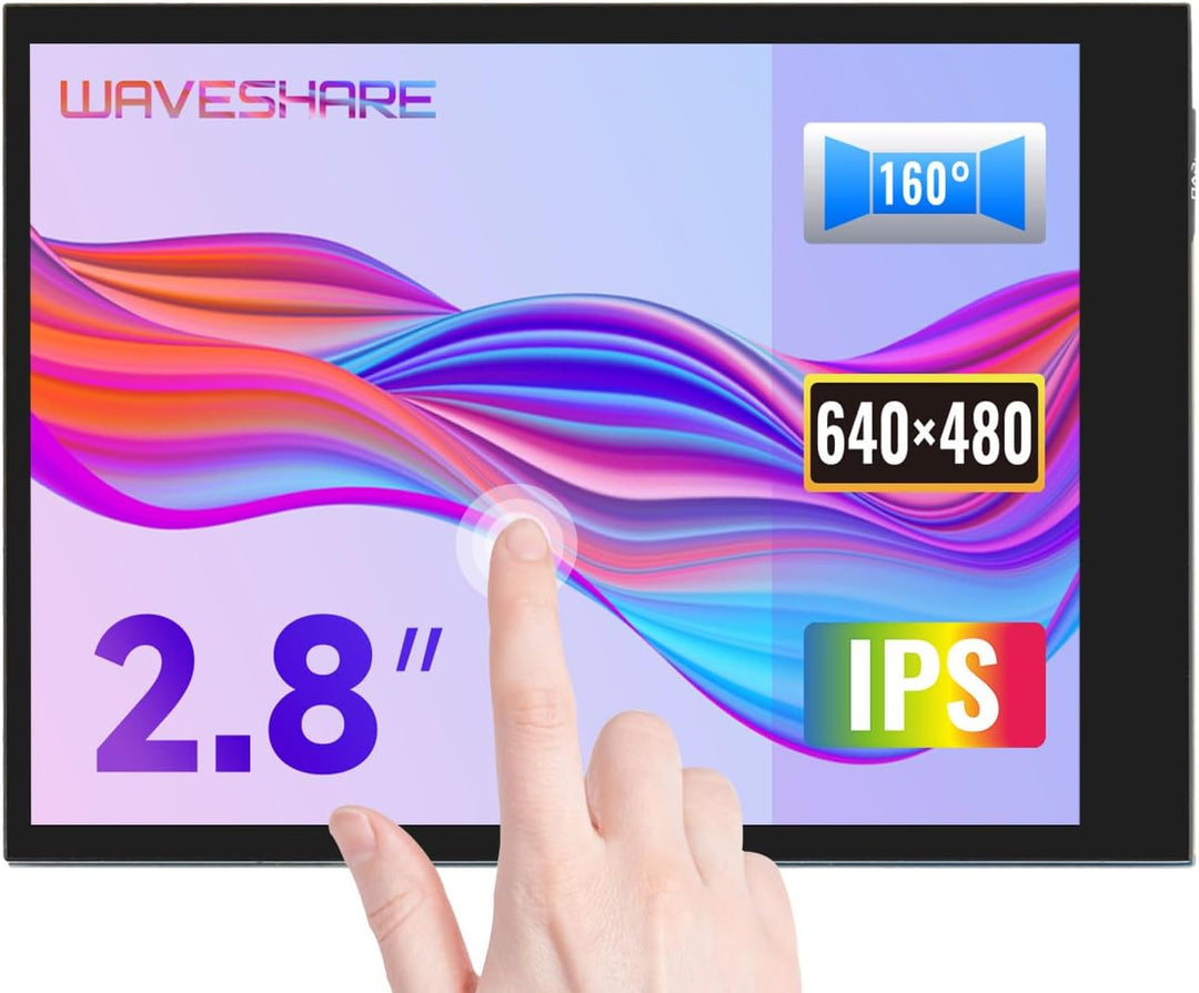 Waveshare 2.8inch Capacitive Touch Screen LCD for Raspberry Pi 480×640 DPI IPS Display Fully Laminat
