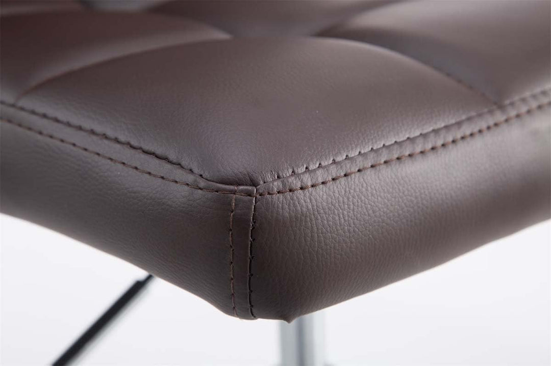 CLP 2er Set Lounger Palma V2 Mit Kunstlederbezug I 2 x Höhenverstellbarer Polsterstuhl Mit Rückenleh