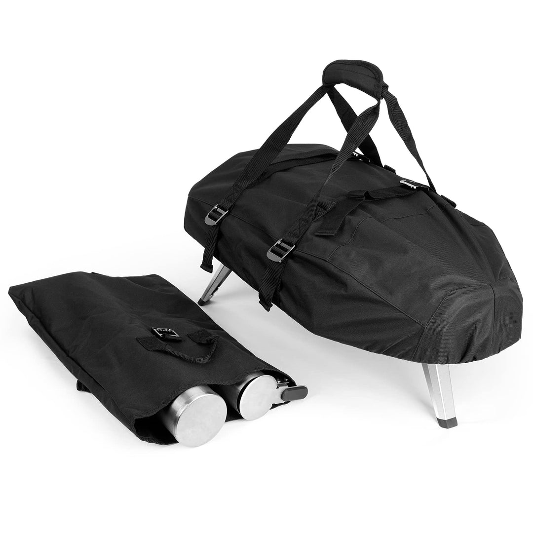 Onlyfire Pizzaofen Abdeckung für Ooni Fyra 12, Wasserdicht, 600D Polyester Oxford, mit Tragegurt,Piz