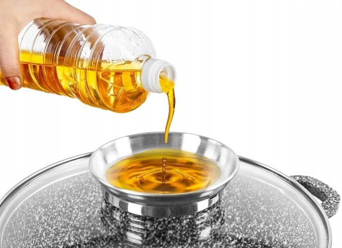 Induktions-Topfset, Aluguss-Topf mit Antihaftbeschichtung, Topfset mit Glasdeckel für alle Herdarten