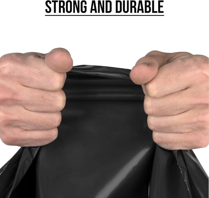 Ultrasac UL-39586BK Müllbeutel, strapazierfähig, 99,1 x 147,3 cm, Schwarz, 15 Stück, für Bauunterneh
