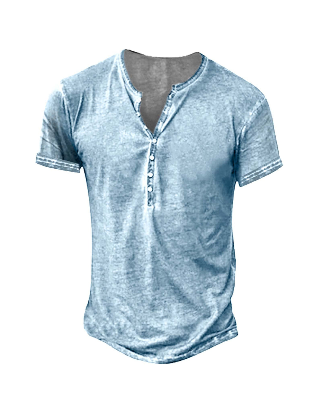Beotyshow Hemd Herren Langarm Henley Shirt Männer Freizeithemd Vintage Casual Leicht Baumwolle Slim