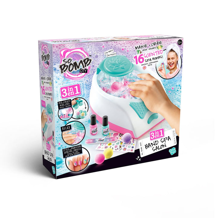 Canal Toys - So Bomb - 3-in-1 Hand Spa Salon - Badebomben - Maniküre - Wellness - bis zu 16 Bomben h