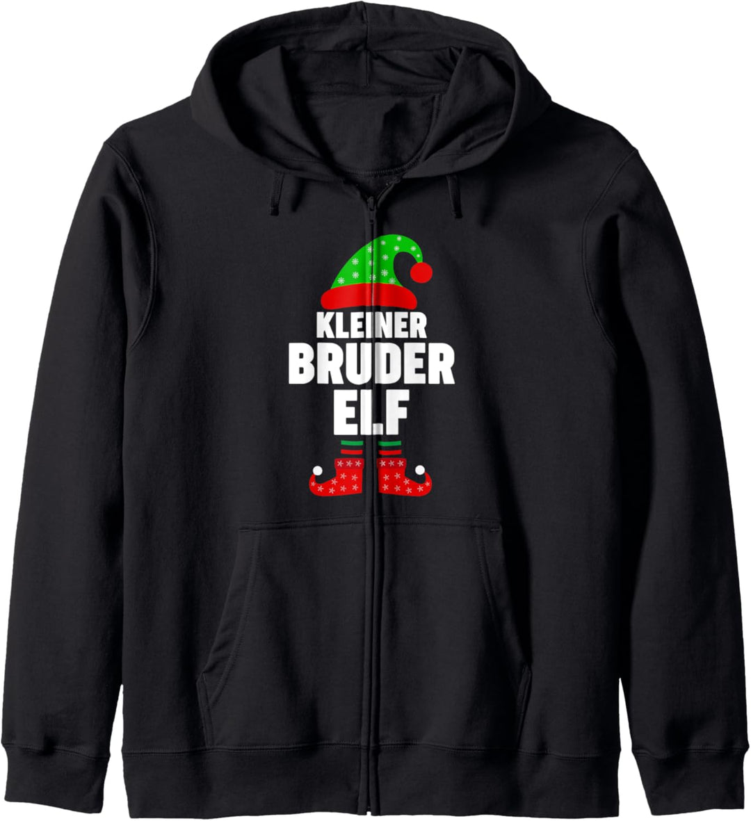 Weinachten Weihnachtself Bruder Elf Elfen Kapuzenjacke