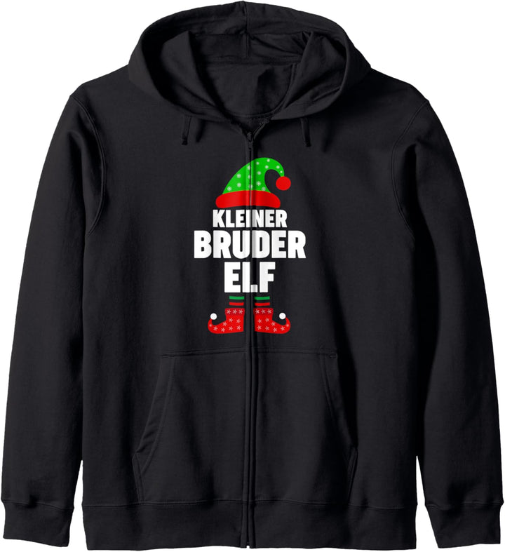 Weinachten Weihnachtself Bruder Elf Elfen Kapuzenjacke