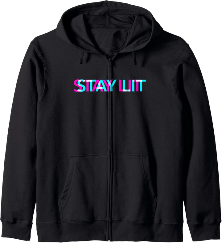 Stay Lit Aesthetic Vaporwave Emo Punk Pastel Goth Kapuzenjacke