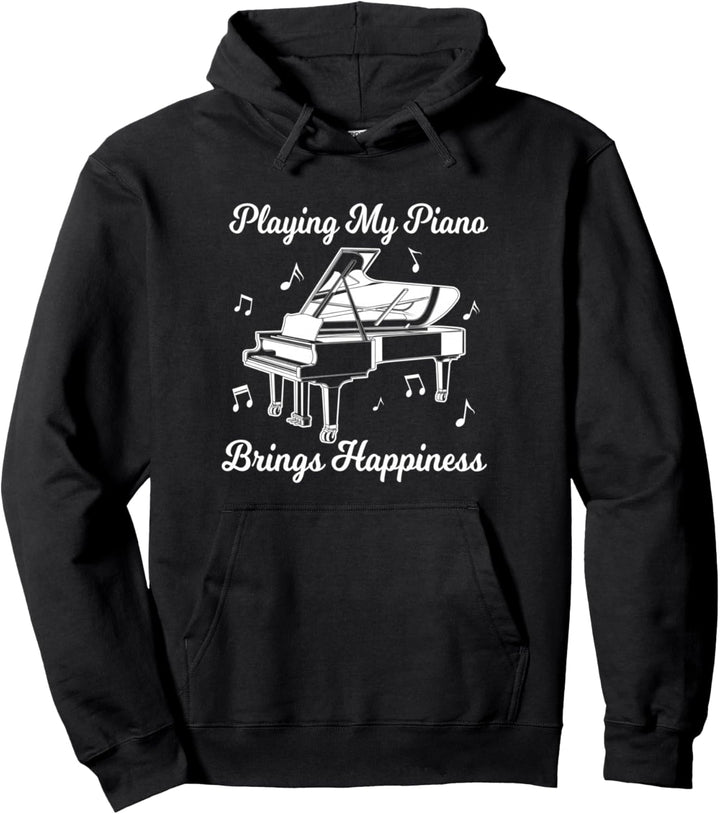 Pianist Spruch Klavierflügel Flügel Klavier Pullover Hoodie