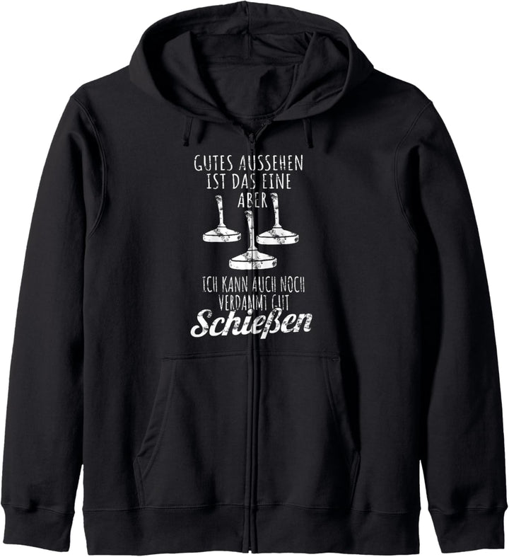 Stockschiessen - Verdammt gut Stockschiessen Kapuzenjacke