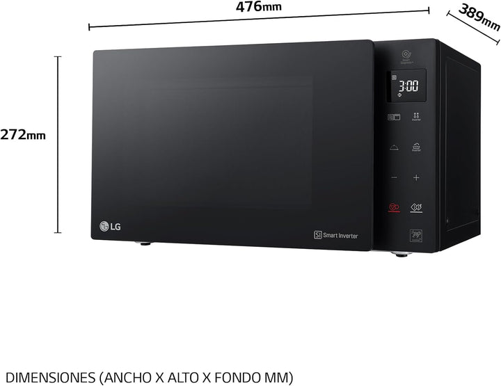 LG - Mikrowelle, Grill, Smart Inverter Schwarz
