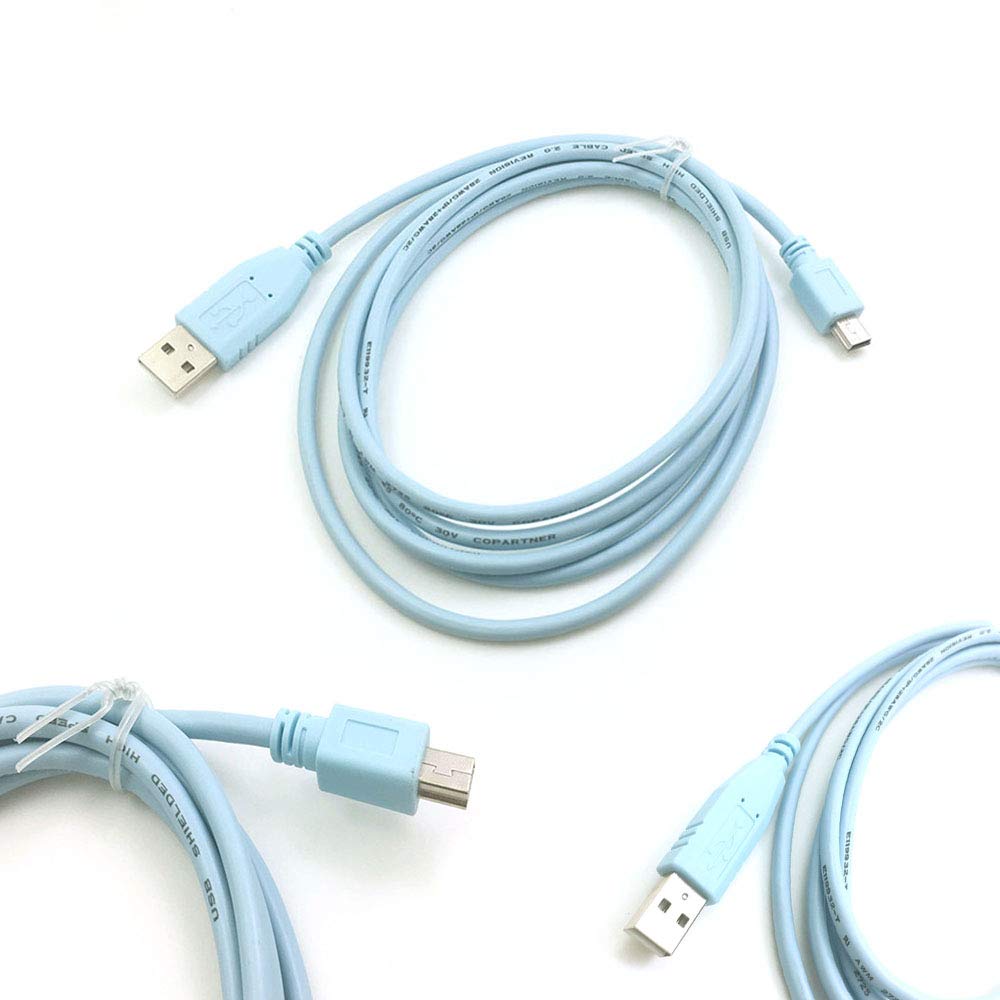 USB-Mini-Konsolenkabel, 5-polig, für Cisco WS-C3750X 2921, 2911, 2921, 2951 Router und Schalter