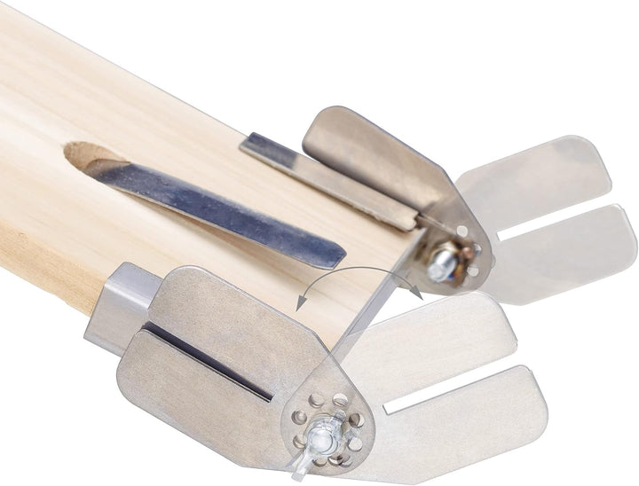 Relaxdays 4 x Flammlachsbretter, Räucherbrett für Lachsfilet, Zedernholzbrett, neigbare Edelstahl Ha