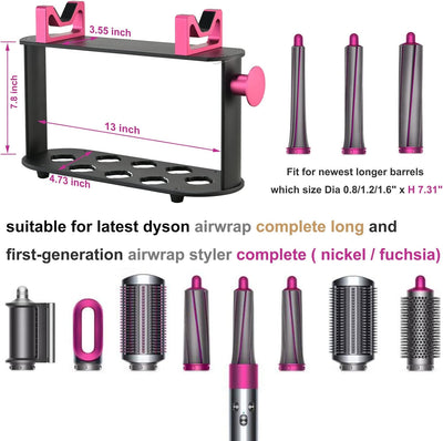 simpletome Halterung für Dyson Lockenwickler Aluminium Ständer Badezimmer Aufbewahrungsgestell für D