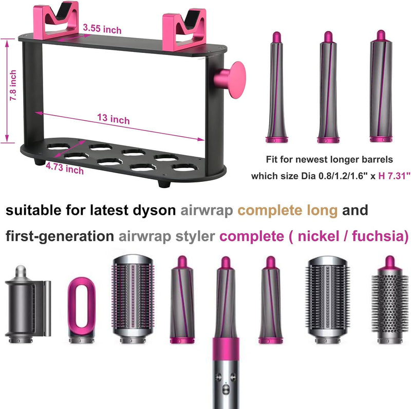simpletome Halterung für Dyson Lockenwickler Aluminium Ständer Badezimmer Aufbewahrungsgestell für D