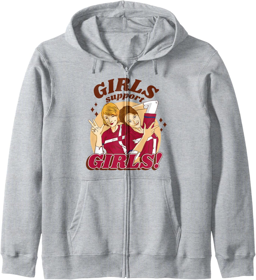 Women friends feminist Girls support girls Kapuzenjacke