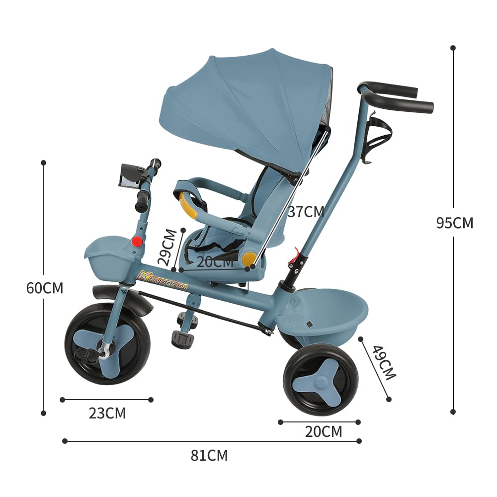 Kinderwagen, leicht und kompakt, von 0 Monaten bis 4 Jahren, maximale Tragfähigkeit von 25 kg, zusam