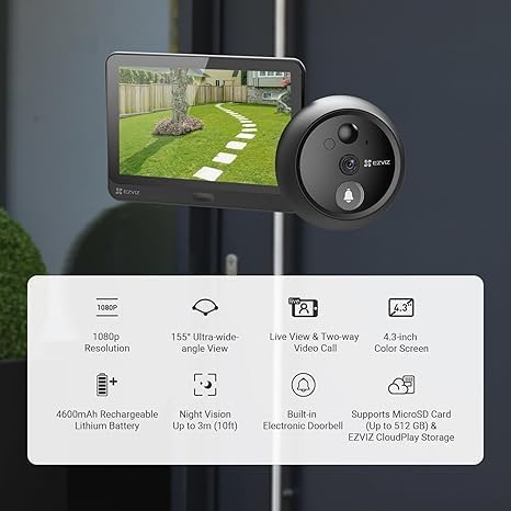 EZVIZ Professionelle industrielle Lösung für erfahrene Handwerker, um maximale Effizienz mit 10,0 cm