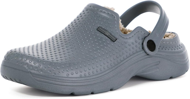 Eagsouni Damen Herren Lined Clogs Winter Hausschuhe Gefüttert Pantoletten Gartenschuhe Wärme Pantoff