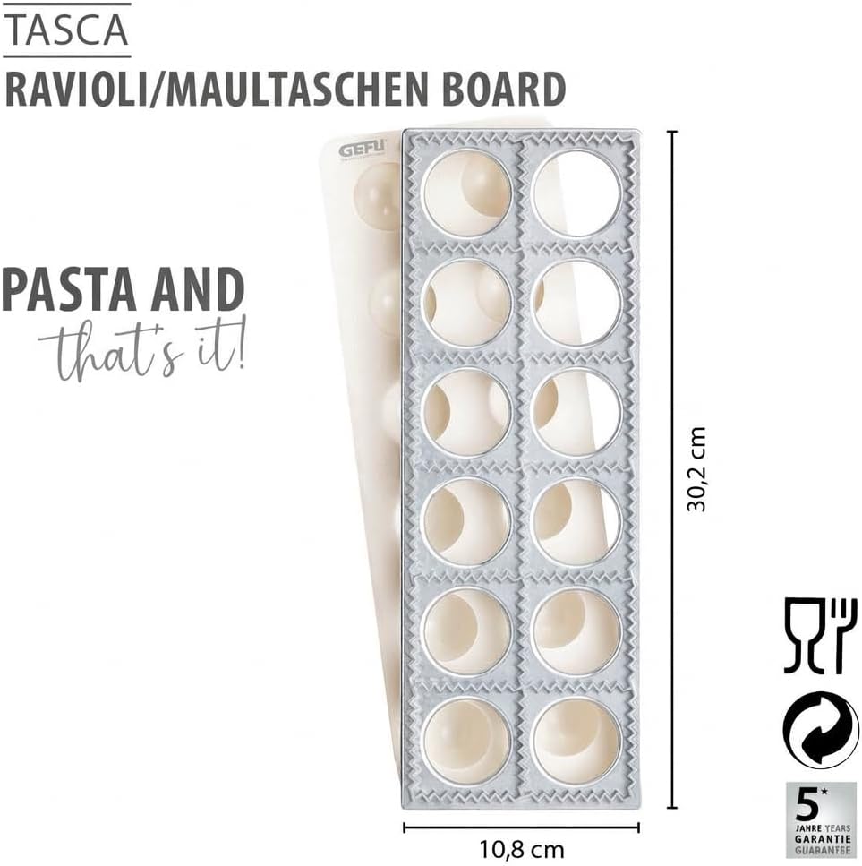 Gefu 28440 Ravioli/Maultaschenbrett Tasca, 3Tlg.