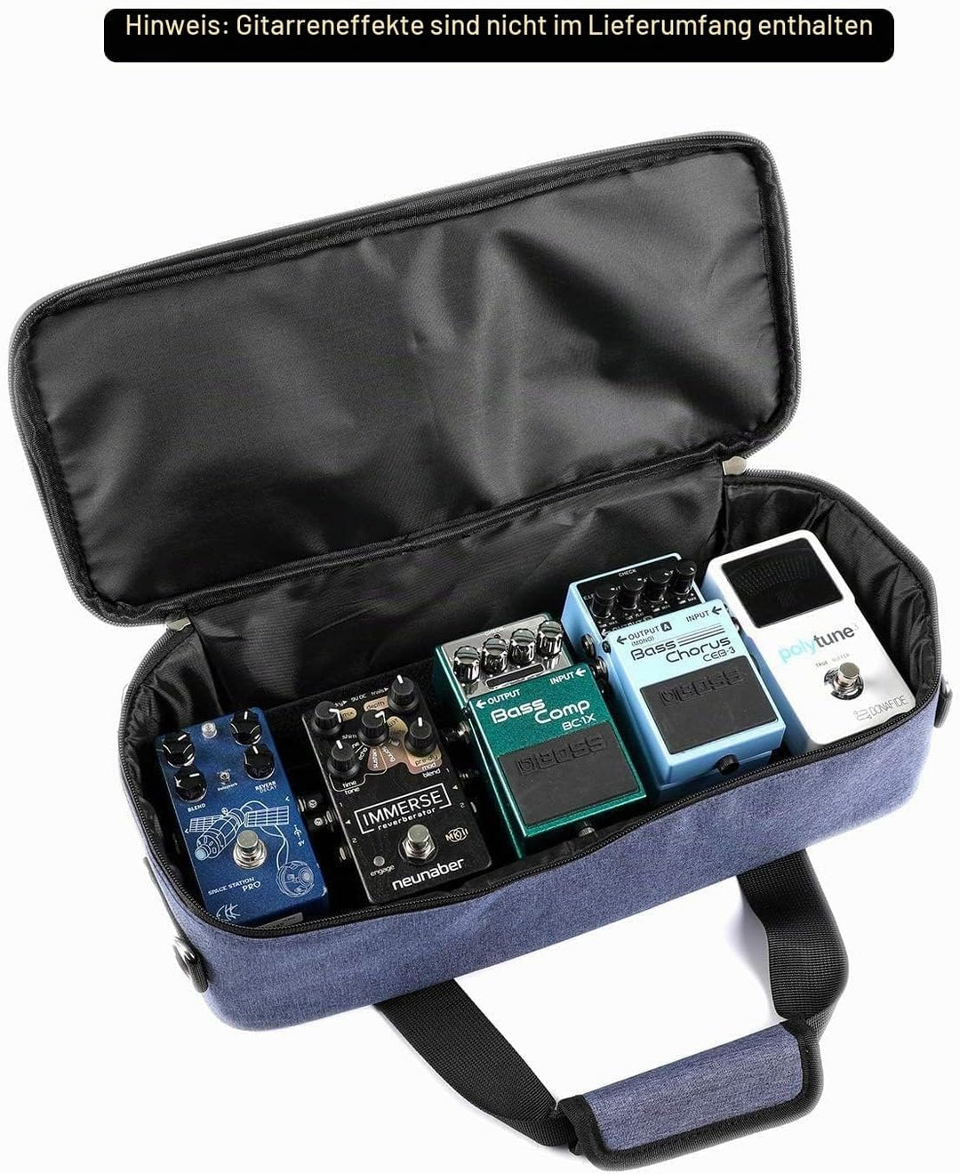 Ghost Fire Gitarren-Pedalboard, Aluminiumlegierung, 0,4 kg, super leichter Effekt, Pedalboard, 35 x