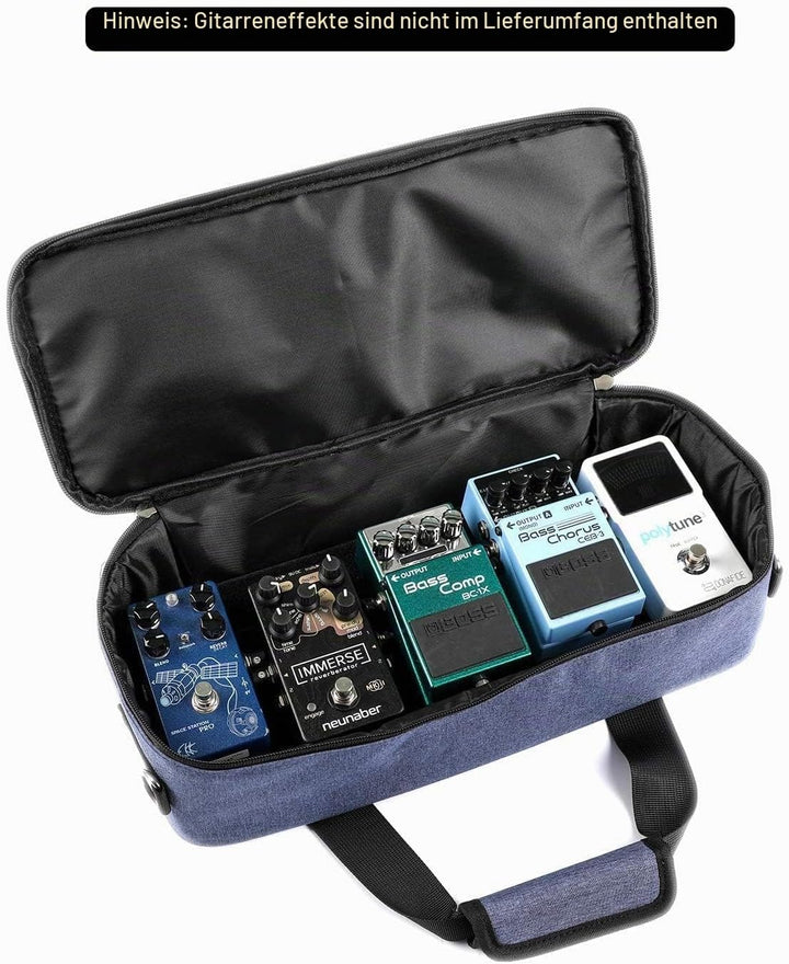 Ghost Fire Gitarren-Pedalboard, Aluminiumlegierung, 0,4 kg, super leichter Effekt, Pedalboard, 35 x