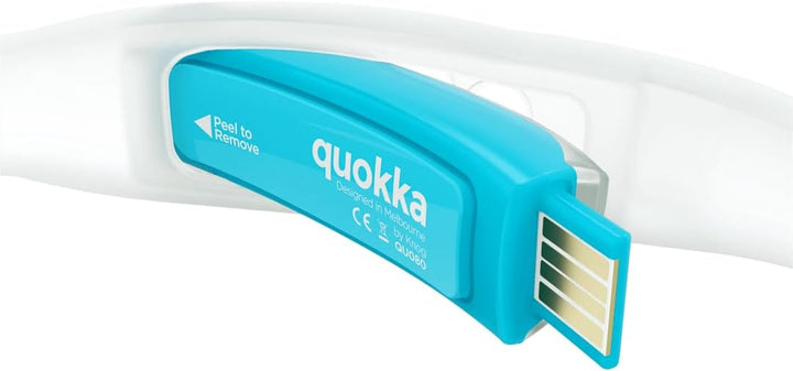 Knog Unisex – Erwachsene Quokka Run 150 Stirnlampe, Transparent,Blau, Einheitsgrösse, Transparent,bl