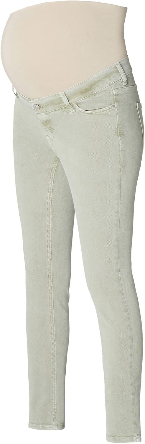 ESPRIT Maternity Damen Pants Denim Over The Belly Slim Jeans 40 Real Olive, 40 Real Olive