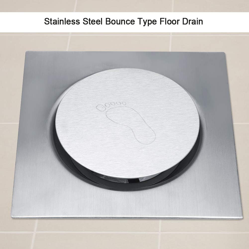 Bodenablauf Edelstahl Duschablauf Shower Drain Sieb Protector für Badezimmer Waschküche Küche Zubehö