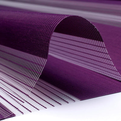 Blindecor - Indus doppelrollo klemmfix ohne bohren - duo rollo klemmfix Violett - 130 x 180 cm (Brei