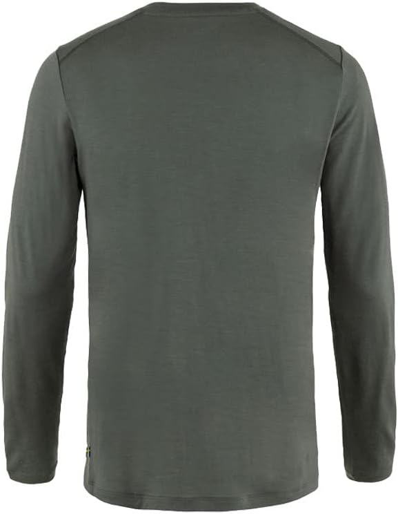 Fjällräven Herren Abisko Wool Ls M T-Shirt M Basalt, M Basalt