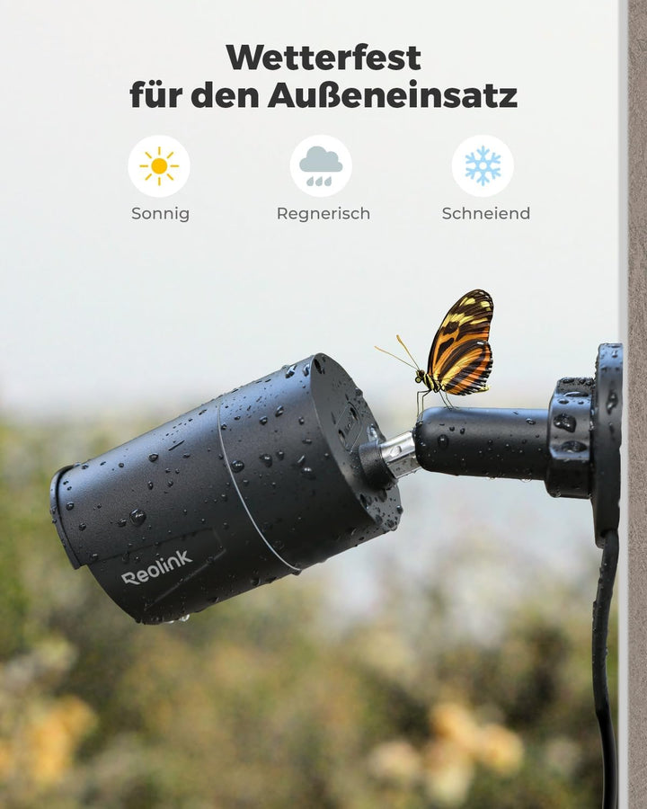 Reolink 5MP PoE Überwachungskamera Aussen mit Personen-/Autoerkennung, Smarte IP Kamera Outdoor mit