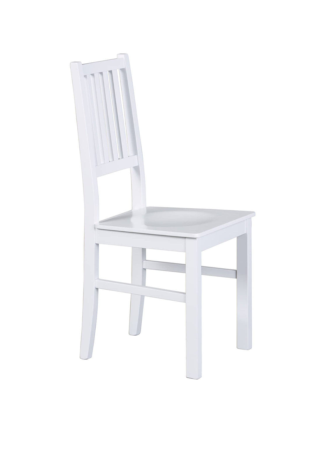 Set mit 2 Stühlen aus massivem Buchenholz mit weissem Finish